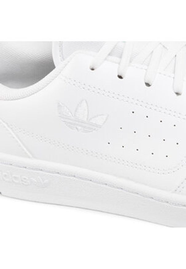 Adidas - adidas Sneakersy Ny 90 J FY9841 Biały. Kolor: biały. Materiał: skóra