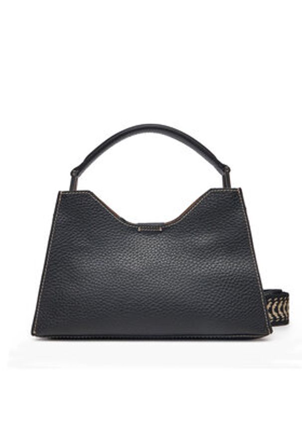 Gianni Chiarini Torebka Aurora BS 10565 RNGDBL-NAETN Czarny. Kolor: czarny. Materiał: skórzane
