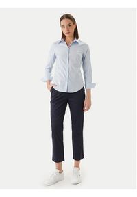 GANT - Gant Chinosy 4150380 Granatowy Slim Fit. Kolor: niebieski. Materiał: bawełna #2