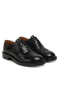 TOMMY HILFIGER - Tommy Hilfiger Oxfordy Brogue FW0FW08818 Czarny. Kolor: czarny. Materiał: skóra #4