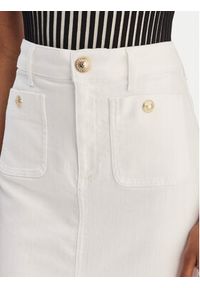 Liu Jo Spódnica jeansowa UA6259 D0275 Biały Regular Fit. Kolor: biały. Materiał: bawełna #3