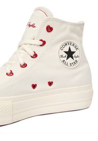 Converse Trampki Chuck Taylor All Star Lift Platform Hearts A19058C Biały. Kolor: biały. Materiał: materiał. Obcas: na platformie #4
