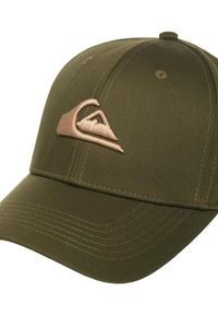Quiksilver - Czapka Snapback dla Chłopcy DECADES Brązowy. Kolor: zielony. Materiał: tkanina, poliester, bawełna