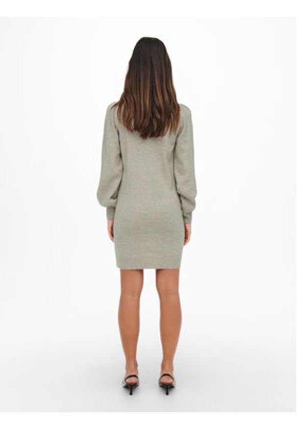 JDY Sukienka dzianinowa 15238237 Szary Loose Fit. Kolor: szary. Materiał: syntetyk
