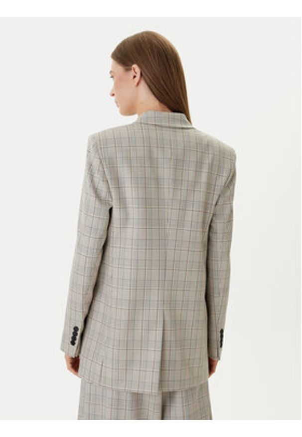 BOSS Marynarka Jukana1 50555334 Beżowy Regular Fit. Kolor: beżowy. Materiał: wełna