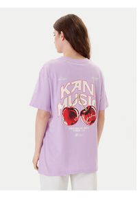 Karl Kani T-Shirt Cherry Print PD00005461 Fioletowy Oversize. Kolor: fioletowy. Materiał: bawełna. Wzór: nadruk #3
