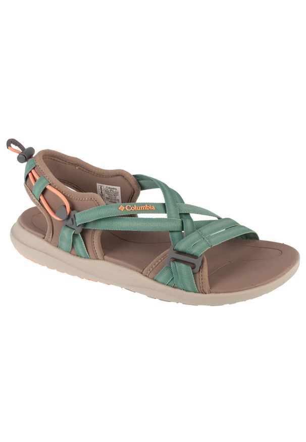 columbia - Sandały damskie, Sandal W. Kolor: zielony. Materiał: materiał, syntetyk