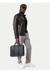 Guess Torba na laptopa HMMILO P6169 Czarny. Kolor: czarny. Materiał: skóra #1