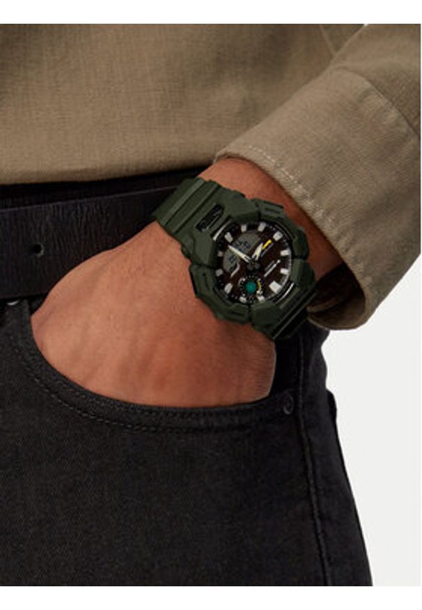 G-Shock Zegarek Original GA-B010-3AER Zielony. Kolor: zielony. Materiał: syntetyk