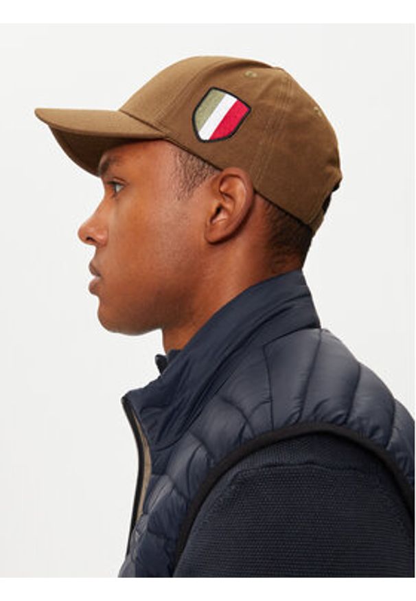 Aeronautica Militare Czapka z daszkiem 242HA1150CT3043 Khaki. Kolor: brązowy. Materiał: materiał, bawełna
