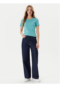 United Colors of Benetton - United Colors Of Benetton T-Shirt 3GA2E16A0 Zielony Regular Fit. Kolor: zielony. Materiał: bawełna #3