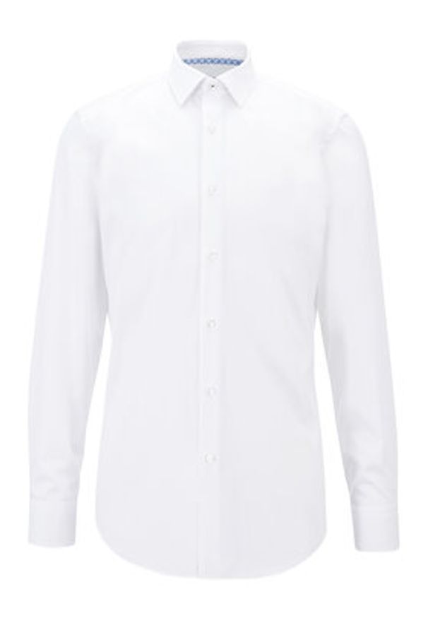 BOSS - Boss Koszula Jesse 50451092 Biały Slim Fit. Kolor: biały. Materiał: bawełna