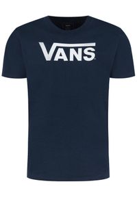 Vans T-Shirt Classic VN000GGGNAV1 Granatowy Classic Fit. Kolor: niebieski. Materiał: bawełna