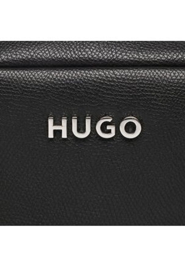Hugo Torebka Chris Sm Crossbody R 0485074 Czarny. Kolor: czarny. Materiał: skórzane