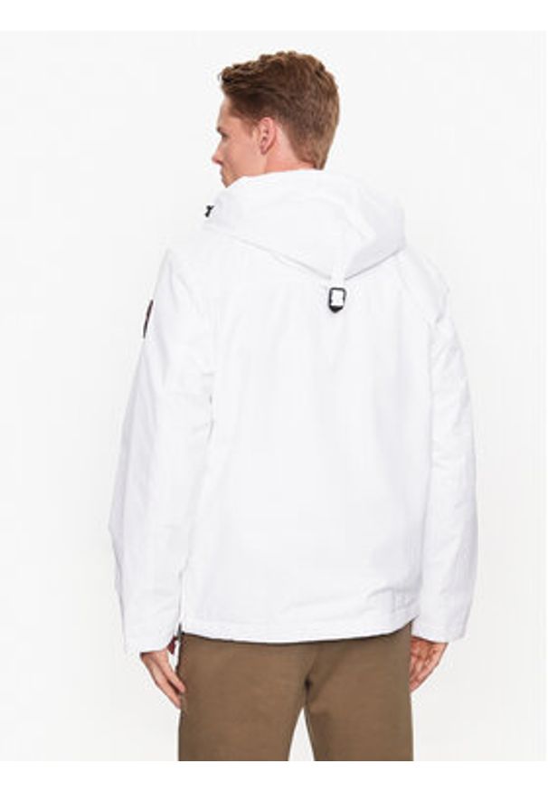 Napapijri Kurtka anorak Rainforest Winter 3 NP0A4GMC Biały Regular Fit. Kolor: biały. Materiał: syntetyk