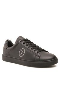 Trussardi Jeans - Trussardi Sneakersy 77A00511 Czarny. Kolor: czarny. Materiał: skóra #4