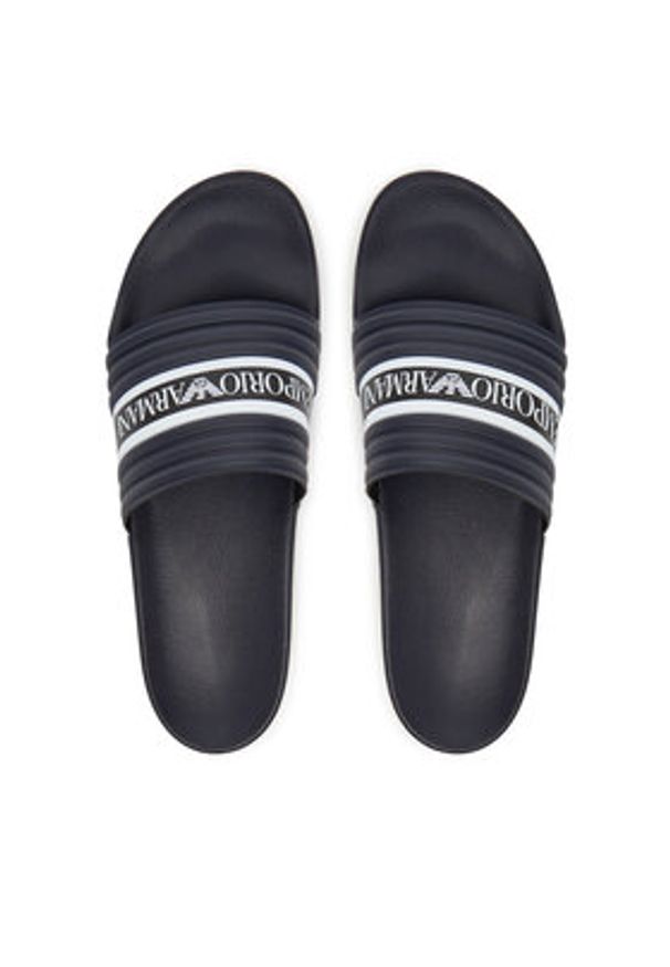 Emporio Armani Klapki XVPS14 XR277 U533 Granatowy. Kolor: niebieski. Materiał: syntetyk