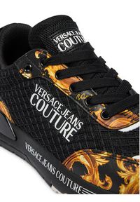Versace Jeans Couture Sneakersy 80VA3SA3 ZSD98 Czarny. Kolor: czarny. Materiał: mesh #2