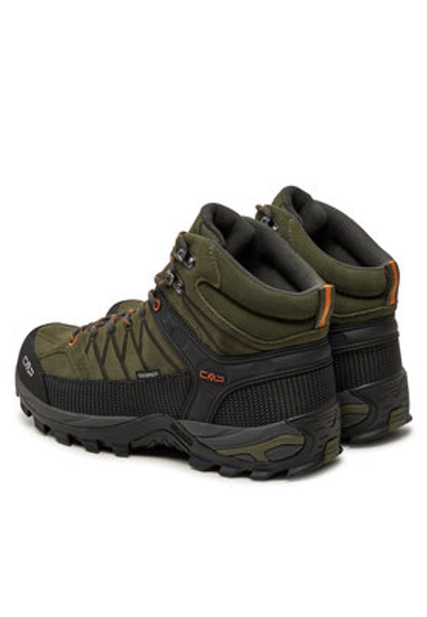 CMP Trekkingi Rigel Mid Trekking Shoes Wp 3Q12947 Khaki. Kolor: brązowy. Materiał: zamsz, skóra. Sport: turystyka piesza