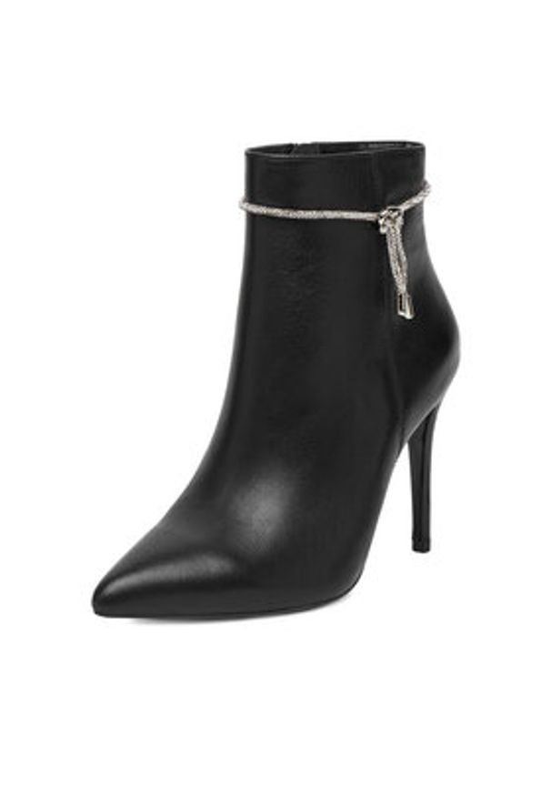 Eva Minge Botki EO-EVA-H1092 Czarny. Kolor: czarny. Materiał: skóra