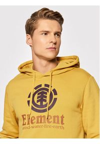 Element Bluza Vertical U1HOB3 Żółty Regular Fit. Kolor: żółty. Materiał: bawełna #2