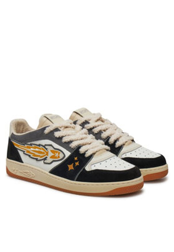 Enterprise Japan Sneakersy BB5003 PX310 S3698 Biały. Kolor: biały. Materiał: skóra