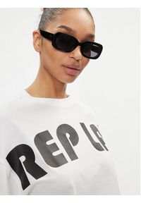 Replay T-Shirt W3798N.000.23608P Biały Relaxed Fit. Kolor: biały. Materiał: bawełna #2