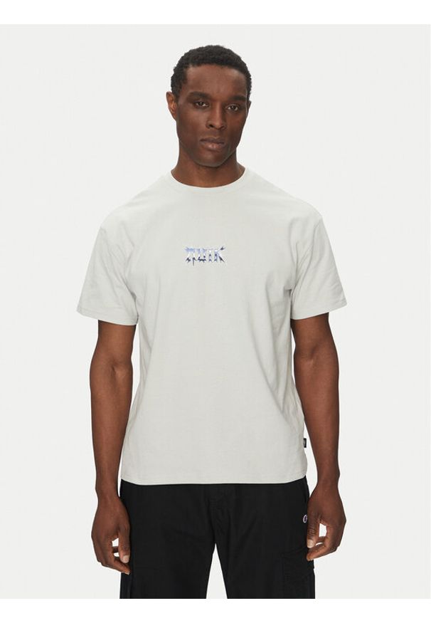 Quiksilver T-Shirt EQYZT08016 Szary Regular Fit. Kolor: szary. Materiał: bawełna