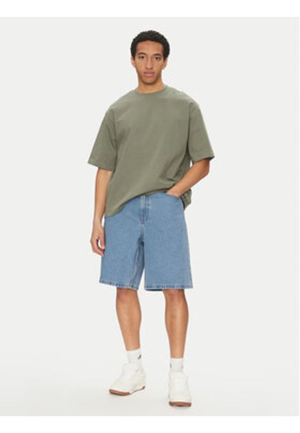 Vans Szorty jeansowe Check-5 VN000C9V Niebieski Baggy Fit. Kolor: niebieski. Materiał: bawełna