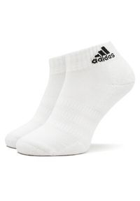 Adidas - adidas Skarpety Niskie Unisex Cushioned Sportswear Ankle Socks 6 Pairs HT3442 Biały. Kolor: biały. Materiał: bawełna #4