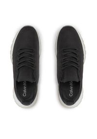 Calvin Klein Sneakersy 2 Piece Sole Lace Up Knit HW0HW01337 Czarny. Kolor: czarny. Materiał: materiał #6