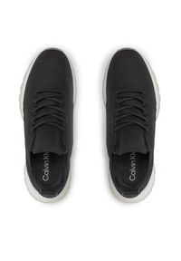 Calvin Klein Sneakersy 2 Piece Sole Lace Up Knit HW0HW01337 Czarny. Kolor: czarny. Materiał: materiał #3