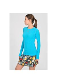NESSI SPORTSWEAR - Koszulka z długim rękawem do biegania damska Nessi Sportswear Longsleeve Ultra. Kolor: niebieski. Długość rękawa: długi rękaw. Długość: długie. Sport: bieganie