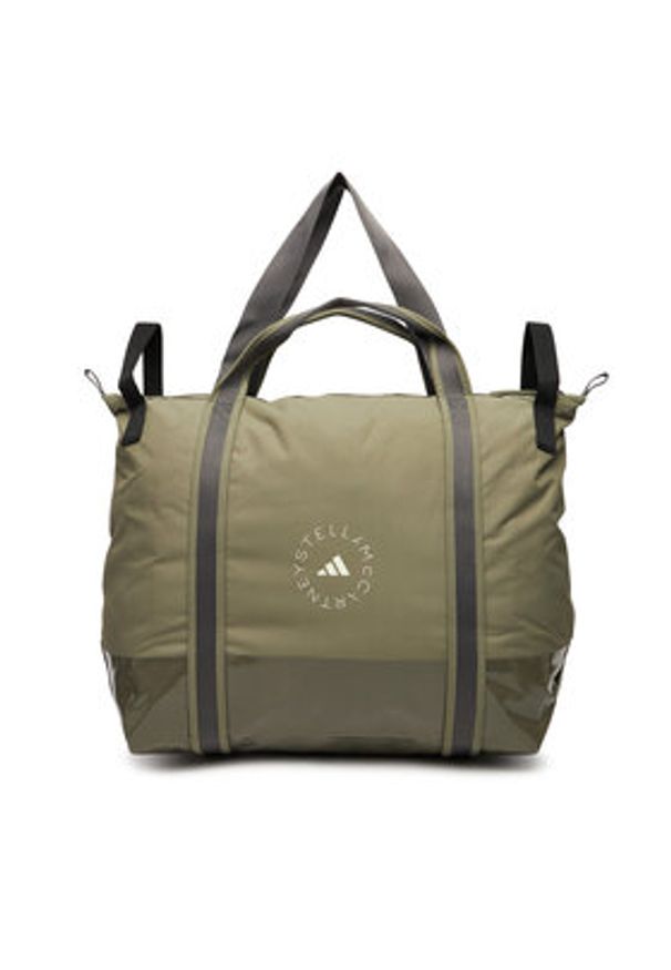 Adidas by Stella McCartney - adidas by Stella McCartney Torba JY4187 Khaki. Kolor: brązowy. Materiał: materiał