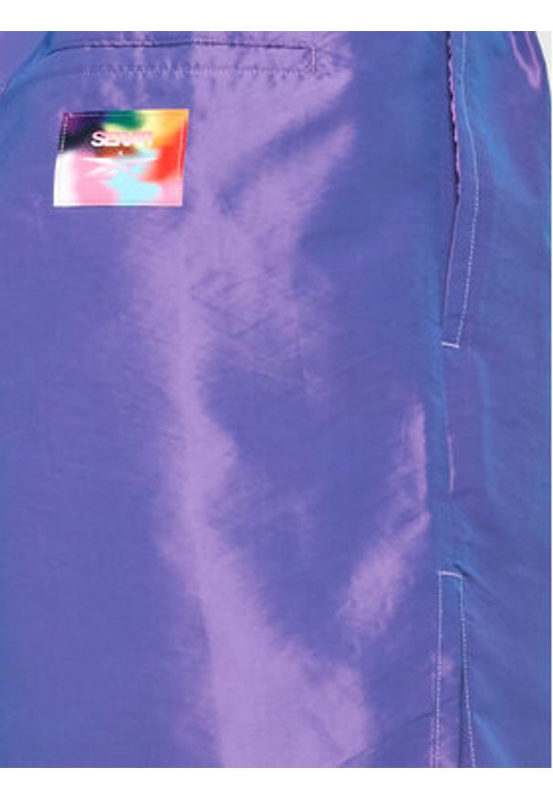 Reebok Szorty materiałowe NAO SERATI HN9115 Fioletowy Relaxed Fit. Kolor: fioletowy. Materiał: syntetyk