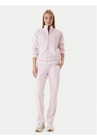 Guess Spodnie dresowe V5YB20 KB212 Różowy Regular Fit. Kolor: różowy. Materiał: syntetyk #4