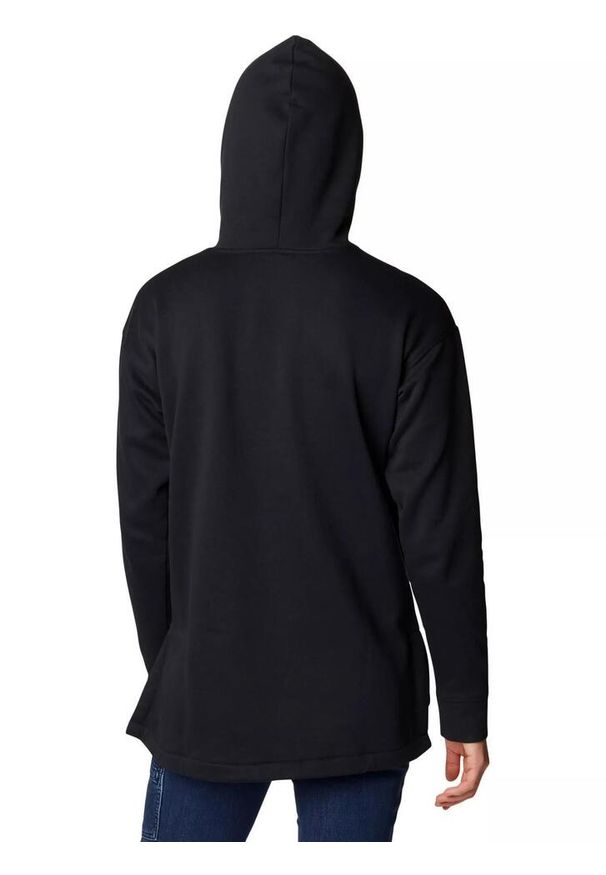 columbia - Bluza turystyczna damska Columbia Trek Special Graphic Hoodie z kapturem. Typ kołnierza: kaptur. Kolor: czarny. Materiał: materiał