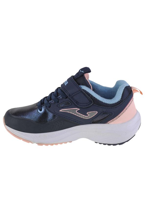 Buty do chodzenia dziewczęce, Joma Ferro Jr 2243. Zapięcie: rzepy. Kolor: niebieski, różowy, wielokolorowy. Materiał: materiał, tkanina. Szerokość cholewki: normalna. Sport: turystyka piesza