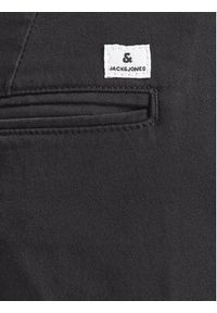Jack & Jones - Jack&Jones Spodnie materiałowe Marco Dave 12174152 Czarny Slim Fit. Kolor: czarny. Materiał: bawełna #8