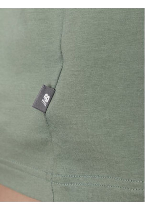 New Balance T-Shirt MT51924 Zielony Relaxed Fit. Kolor: zielony. Materiał: bawełna