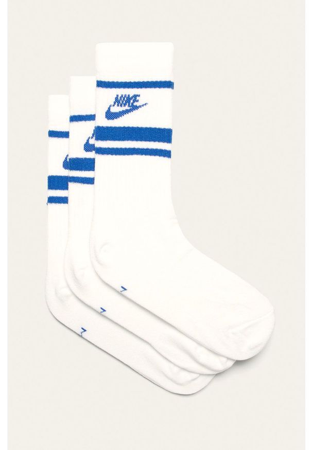 Nike Sportswear - Skarpety (3-pack). Kolor: biały