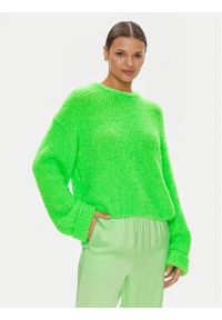 AMERICAN VINTAGE - American Vintage Sweter Zolly ZOL18AE24 Zielony Regular Fit. Kolor: zielony. Materiał: syntetyk. Styl: vintage #1