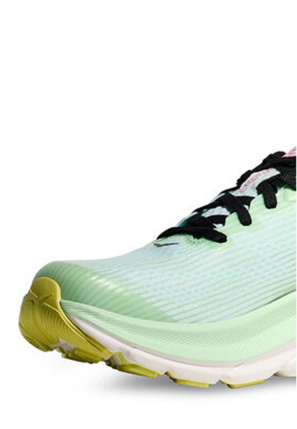 HOKA - Hoka Buty do biegania Clifton 9 1131170 Zielony. Kolor: zielony. Materiał: materiał
