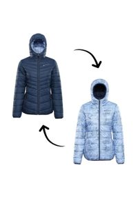 ALPINE PRO - Kurtka damska ocieplana dwustronna Alpine Pro Eroma. Kolor: niebieski. Materiał: puch. Sport: turystyka piesza #1