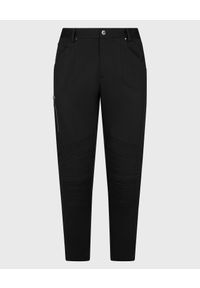 Les Hommes - LES HOMMES - Czarne spodnie z przeszyciami. Kolor: czarny. Materiał: bawełna, elastan #4