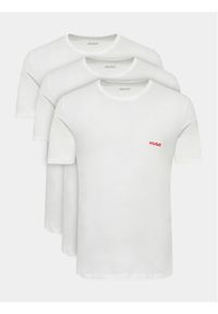 Hugo Komplet 3 t-shirtów 50493972 Biały Regular Fit. Kolor: biały. Materiał: bawełna