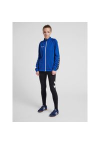 Kurtka damska Hummel Zip hmlAUTHENTIC Poly. Kolor: niebieski. Materiał: poliester. Sport: fitness