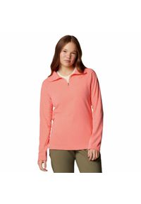 columbia - Bluza polarowa damska Columbia Glacial IV Half Zip. Kolor: pomarańczowy. Materiał: polar