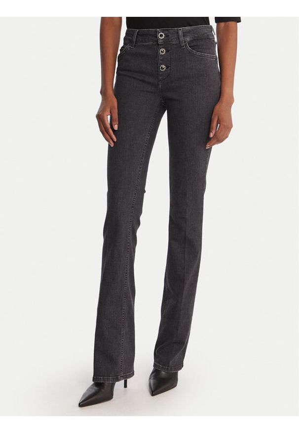 Liu Jo Jeansy UF5025 D4646 Szary Bootcut Fit. Kolor: szary