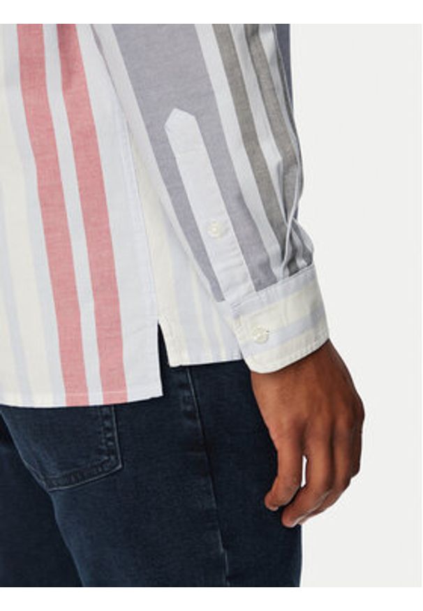 Tommy Jeans Koszula Oxford DM0DM23246 Niebieski jasny Relaxed Fit. Kolor: niebieski. Materiał: bawełna